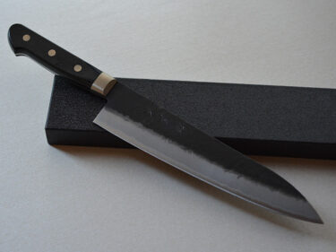 CH003 Japanese Gyuto Chef knife Black Aogami Super carbon steel 210mm – Zenpou [$172.00]