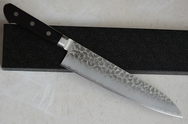 Very sharp Japanese Wa-Gyuto knife Aogami Super Zenpou