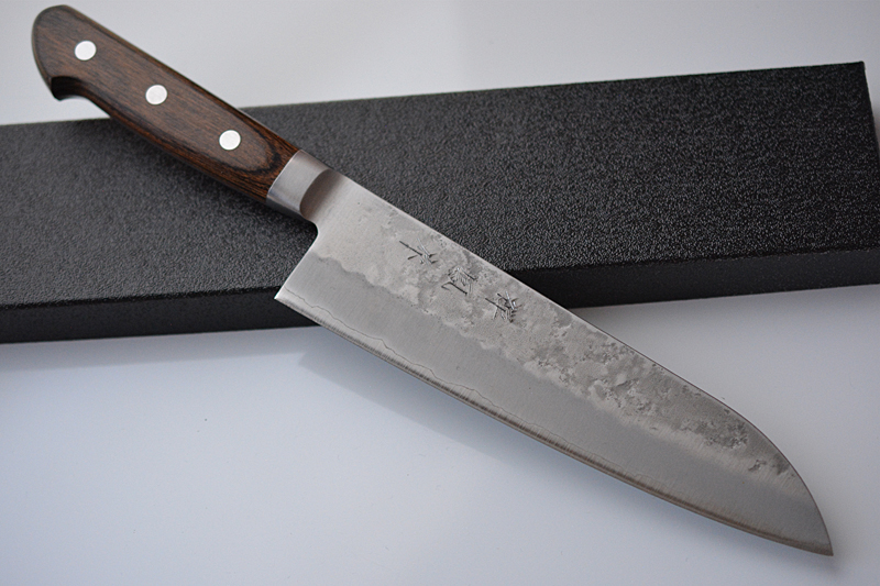 Japanese Santoku knife Gingami#3 steel with its case
