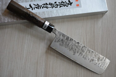 CK001 Japanese Nakiri knife Shirogami carbon steel 165mm – Kawamura Sanjo Yoshimune [$106.00]