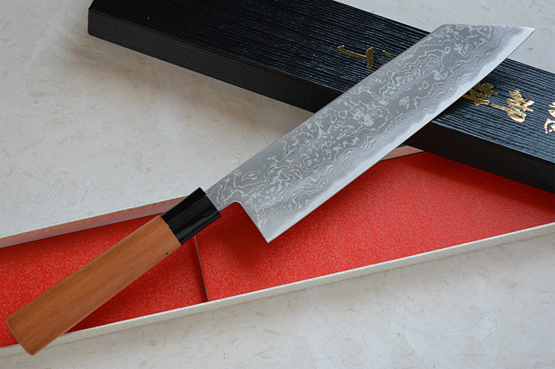 Traditional making with carbon steel. Item No. CK108 Japanese Gyuto knife  Tosa-Kajiya Black 210mm