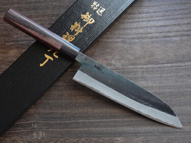 CK108 Japanese Gyuto knife Black Aogami#2 carbon steel 210mm – Tosa Kajiya [Sold Out]