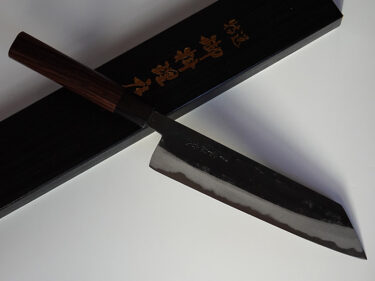 CK109 Japanese Kiritsuke Gyuto knife Black Aogami#2 carbon steel 210mm – Tosa Kajiya [Sold Out]