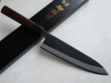 CM001 Japanese black Gyuto knife Aogami#2 carbon steel 210mm – Muneishi  [$128.00]