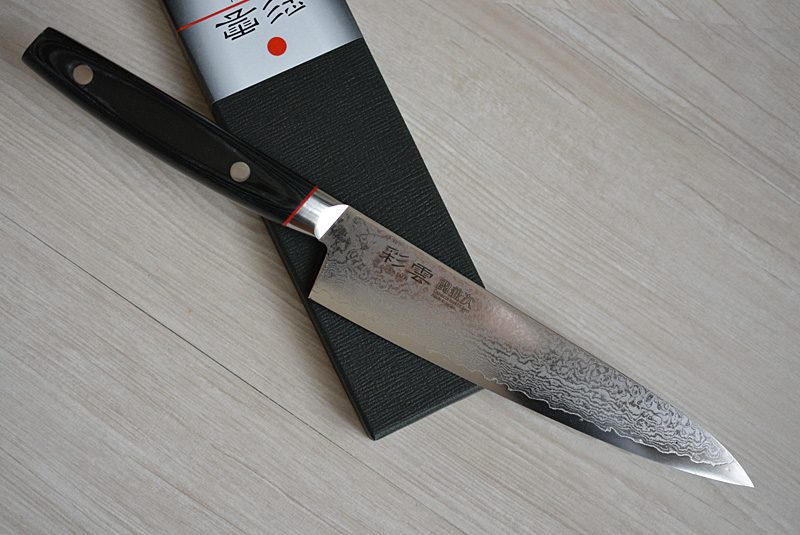 Sharp and resistant to Rust Paring Kitchen Damascus Knife Sekikanetsugu