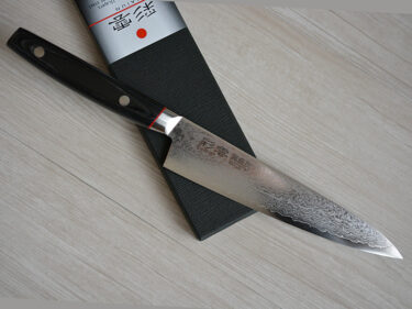 CS104 Japanese Petty knife VG10 Damascus stainless sttel 150mm – Saiun by Sekikanetsugu [$92.00]