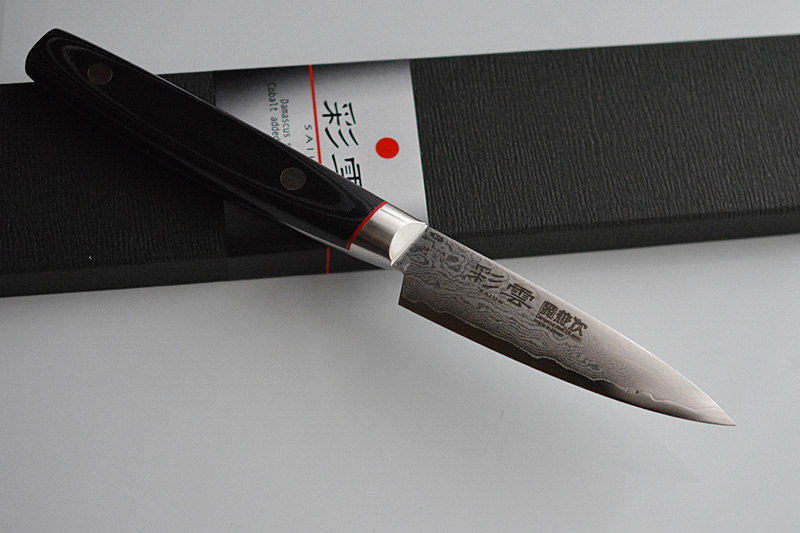 Sharp and resistant to Rust Paring Kitchen Damascus Knife Sekikanetsugu