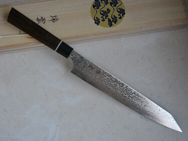 CS106 Japanese Slicer knife SPG2 Damascus stainless steel 240mm – Zuiun [Sold out]