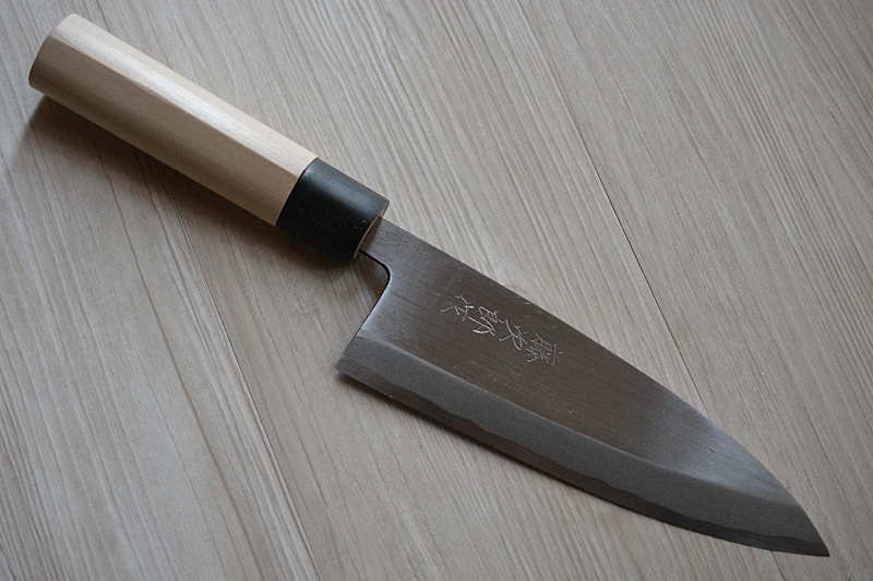 Japanese Deba Knife Black carbon steel 180mm