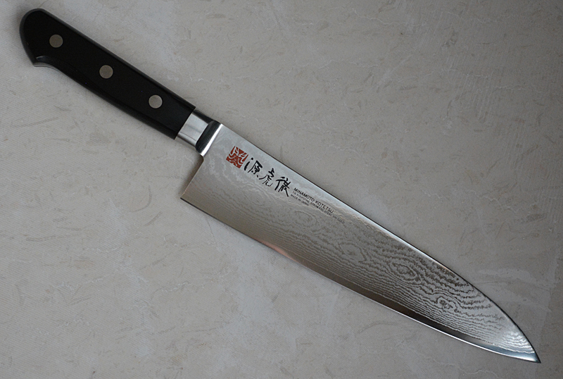 Japanese vg10 Damascus Gyuto Chef knife Minamoto with case