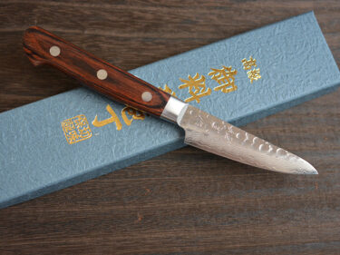 CY213 Japanese Paring knife TC VG10 Damascus stainless steel 80mm – Zenpou [Sold Out]