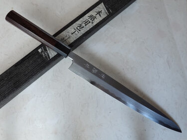 CY217 Japanese Yanagiba knife Shirogami#2 carbon steel 230mm – Zenpou  [$158.00]