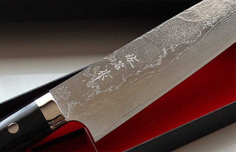 Japanese Damascus Kitchen Nakiri Knife 7.08