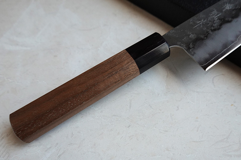 Very sharp Japanese Wa-Gyuto knife Aogami Super Zenpou
