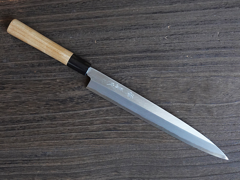 CM101 Japanese Yanagiba knife Shirogami steel 240mm - Zenpou